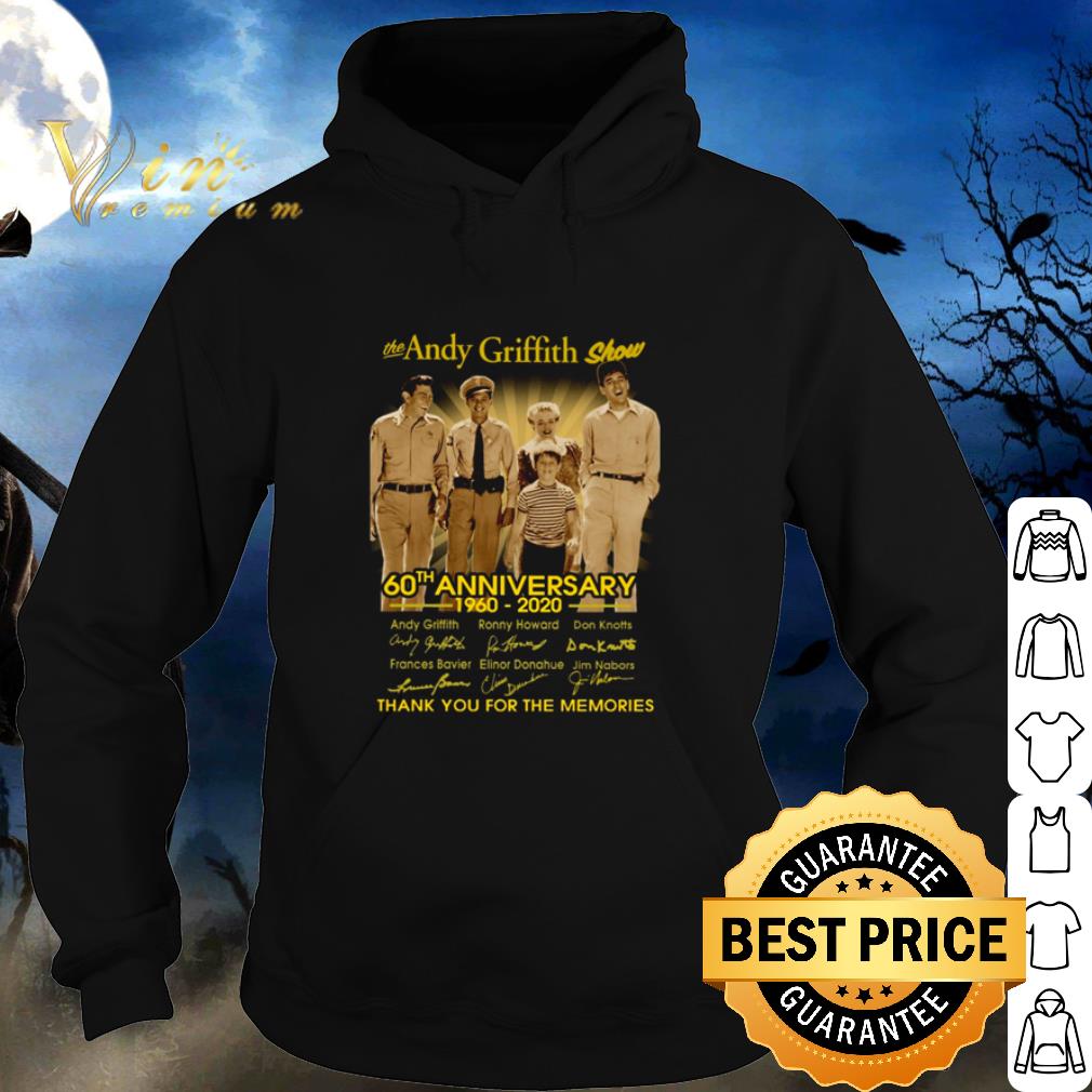 Pretty The Andy Griffith Show 60th anniversary 1960-2020 signatures shirt
