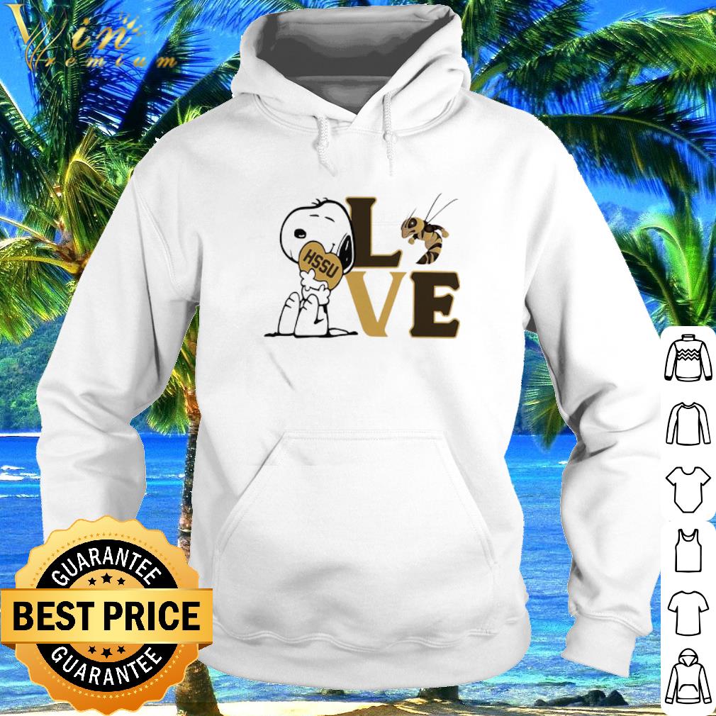 Original Snoopy Love Harris Stowe State University Athletics shirt