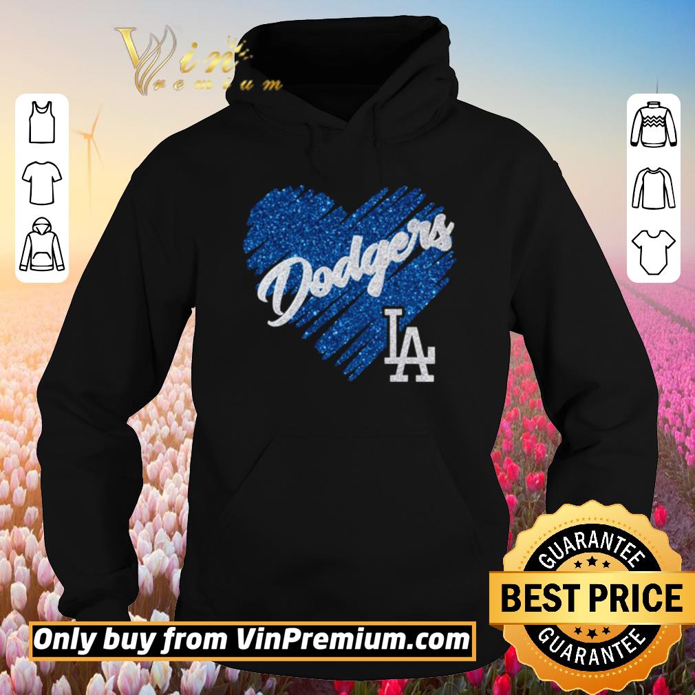 Hot Blue Heart Los Angles Dodgers shirt