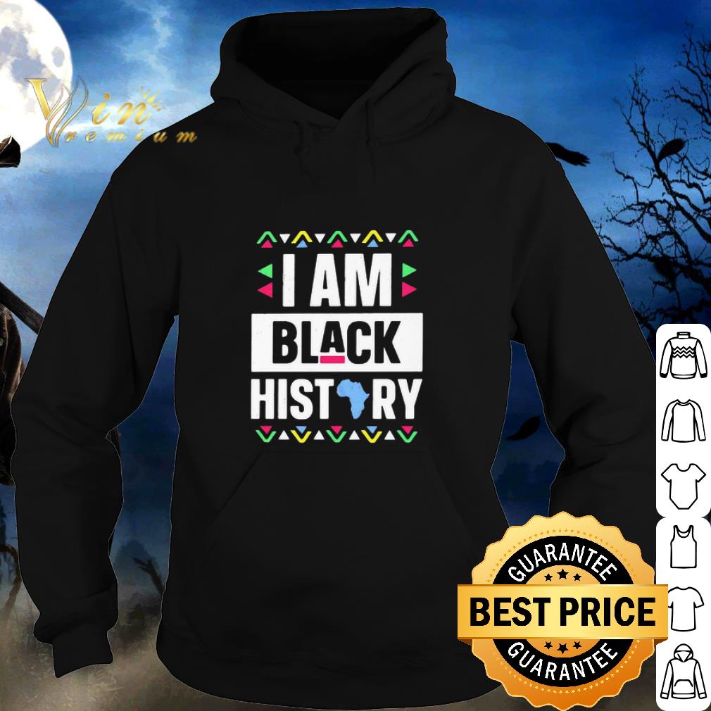 Nice I Am Black History Map Black Lives Matter shirt