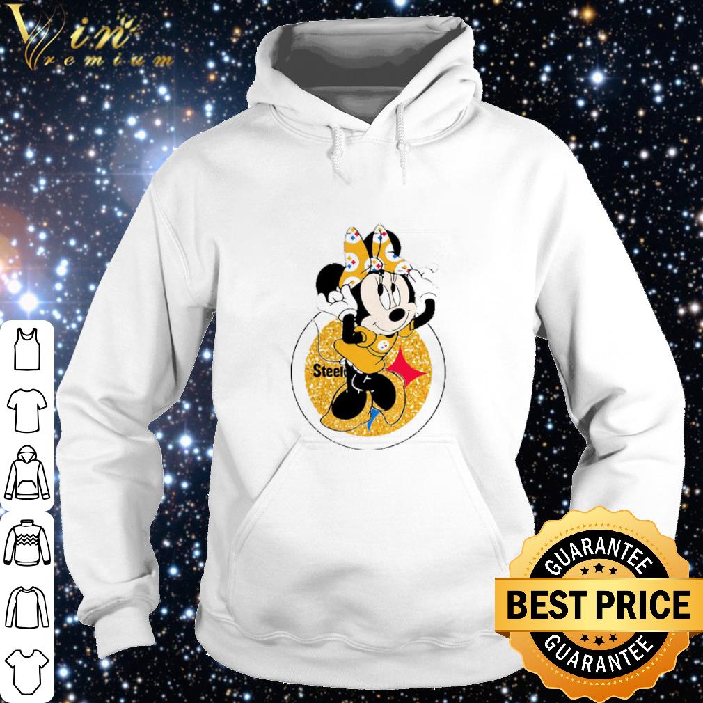 Top Disney Minnie Mouse mashup Pittsburgh Steelers shirt
