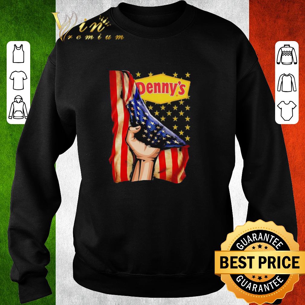 Pretty Denny’s American Flag 4th Of July Independence Day shirt