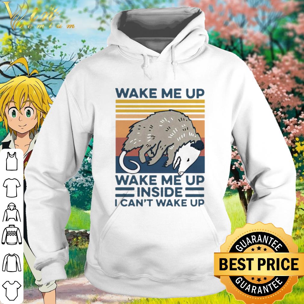 Nice Possum Wake Me Up Inside I Can’t Wake Up Vintage shirt