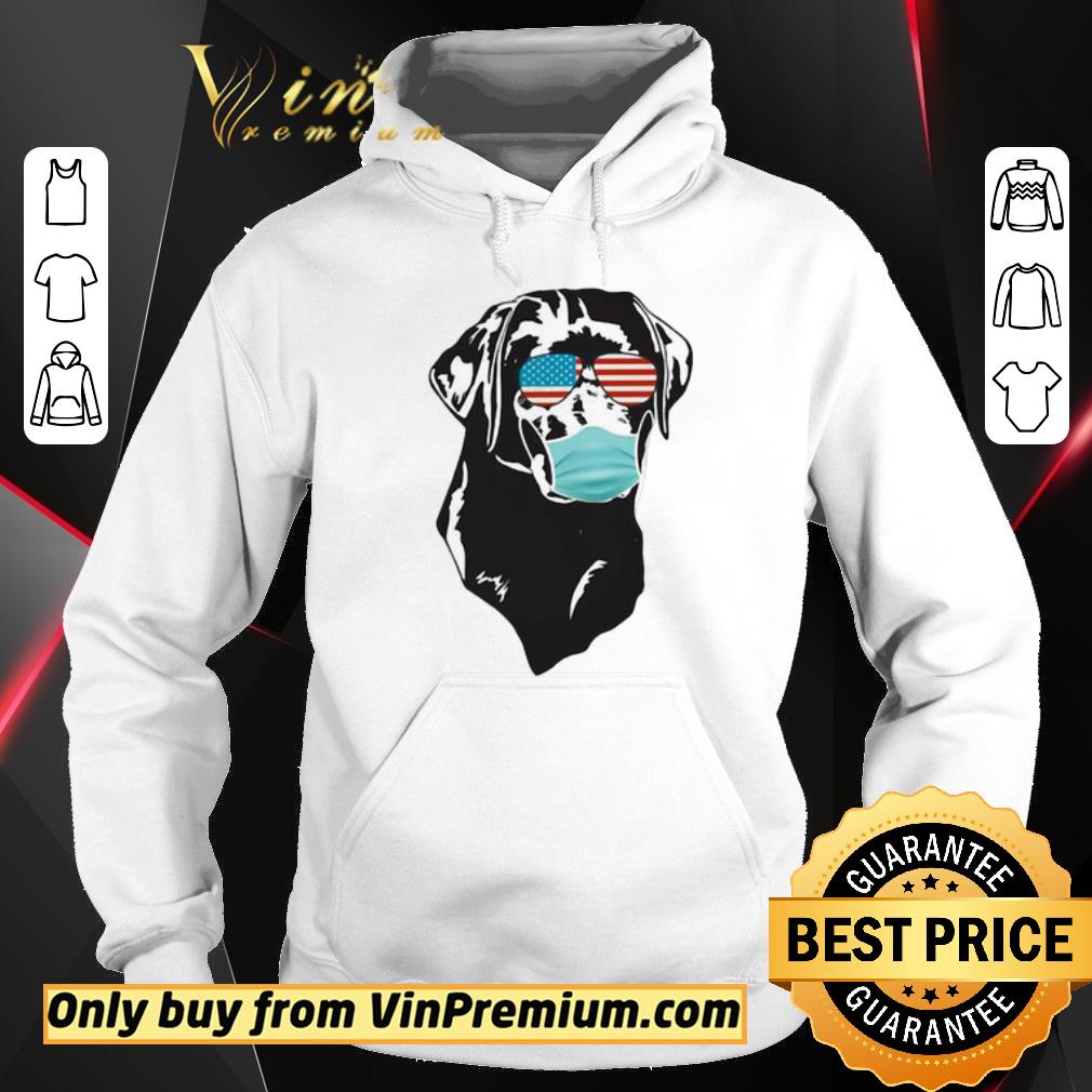 Awesome 4th of july dog Coonhound glasses mask shirt