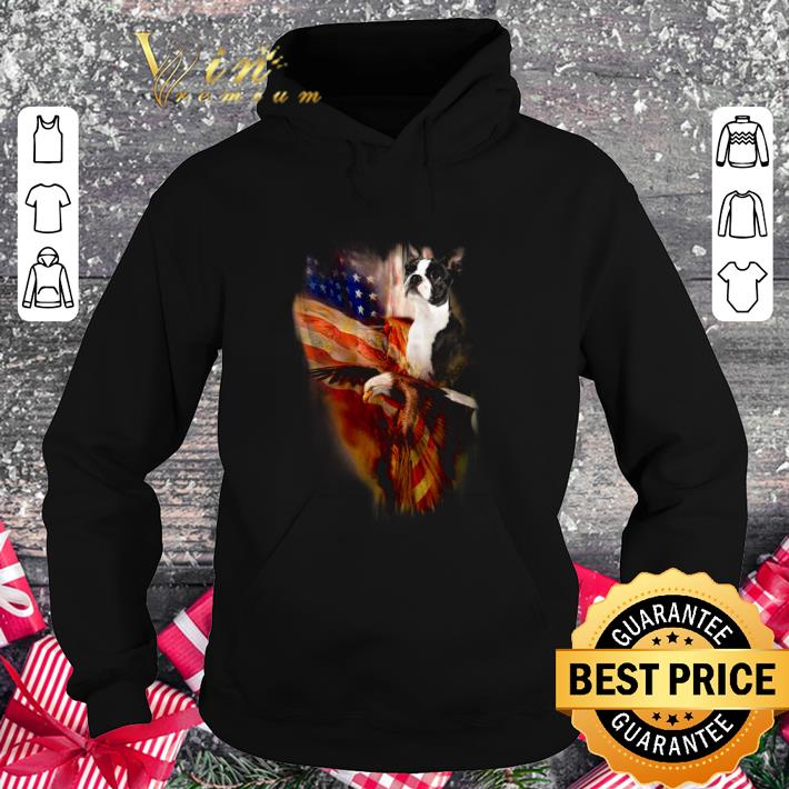 Best Boston Terrier Eagle American Wings shirt