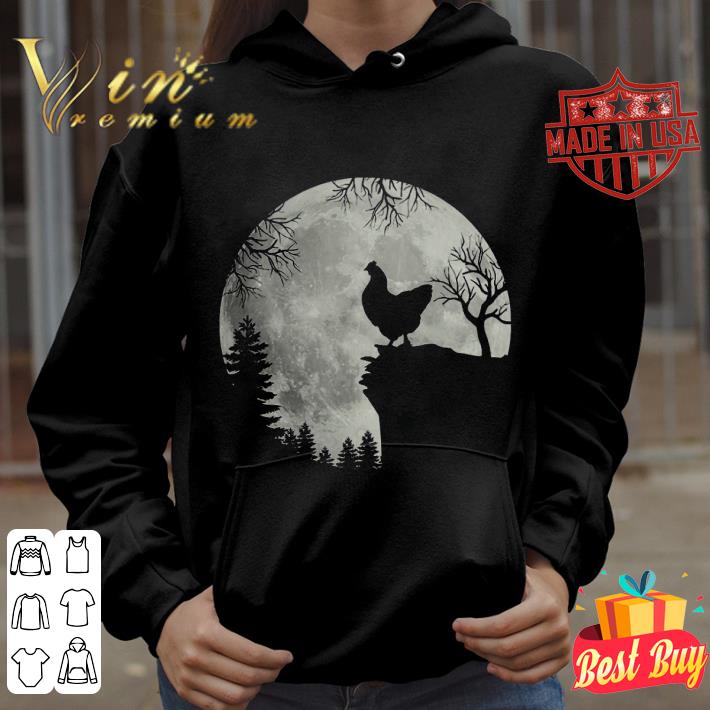Premium Moon Night Chicken shirt