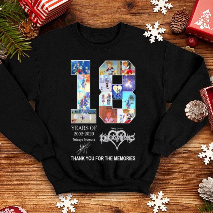 18 Years Of Kingdom Hearts Thank You For The Memories Signature shirt 12 18 Years Of Kingdom Hearts Thank You For The Memories Signature shirt