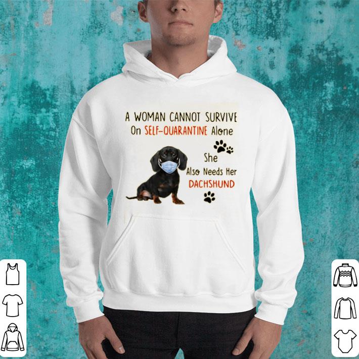 A Woman Cannot Survive On Self Quarantine Alone She Also Needs Her Dachshund