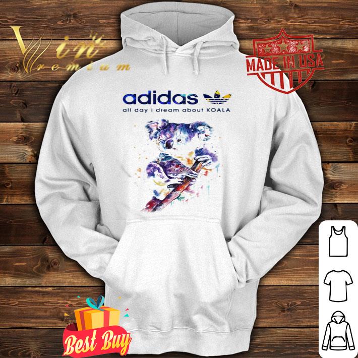 Adidas all day I dream about Koala watercolors shirt