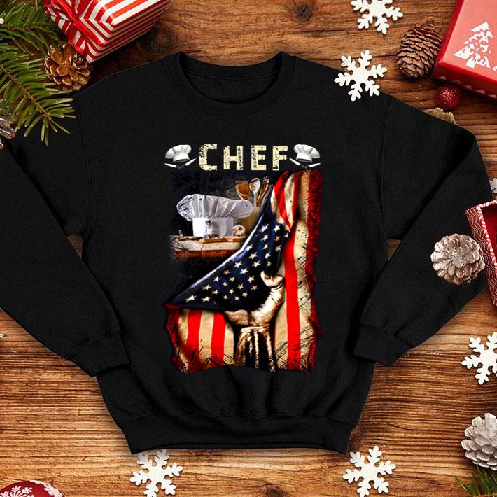 American Flag Proud Chef Inside Me shirt