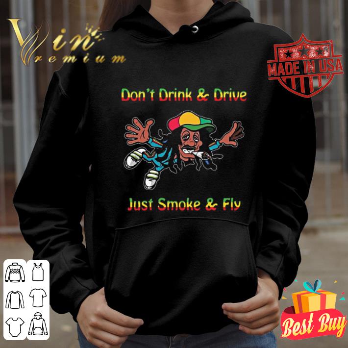 Bob Marley Don’t drink and drive just smoke and fly shirt Bob Marley Don t drink and drive just smoke and fly shirt 4 - Bob Marley Don’t drink and drive just smoke and fly shirt