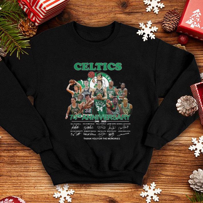 Boston Celtics Logo 74th Anniversary Signature shirt