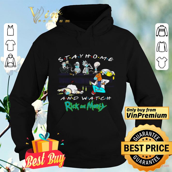 Cartoon Stay home and watch Rick and Morty shirt Cartoon Stay home and watch Rick and Morty shirt 4 - Cartoon Stay home and watch Rick and Morty shirt