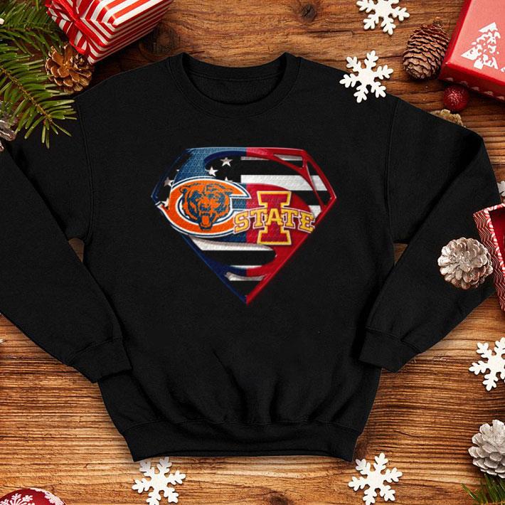 Chicago Bears And Iowa State Cyclones Inside Superman shirt 1 Chicago Bears And Iowa State Cyclones Inside Superman shirt