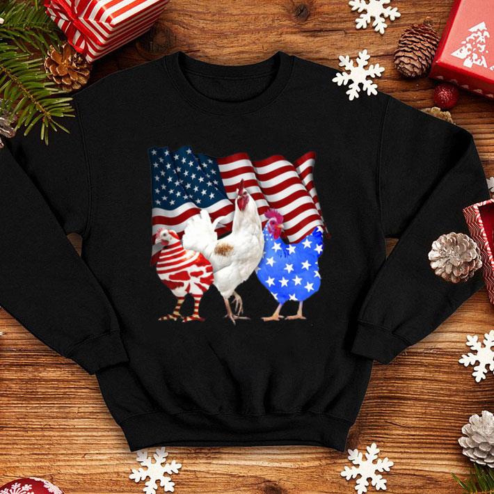 Chicken American Flag shirt 12 Chicken American Flag shirt