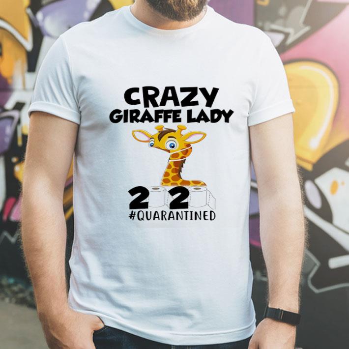 Crazy Giraffe Mask 2020 Toilet Paper Quarantined Covid-19 shirt