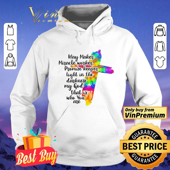 Cross Color Way maker miracle worker promise keeper shirt Cross Color Way maker miracle worker promise keeper shirt 4 1 - Cross Color Way maker miracle worker promise keeper shirt