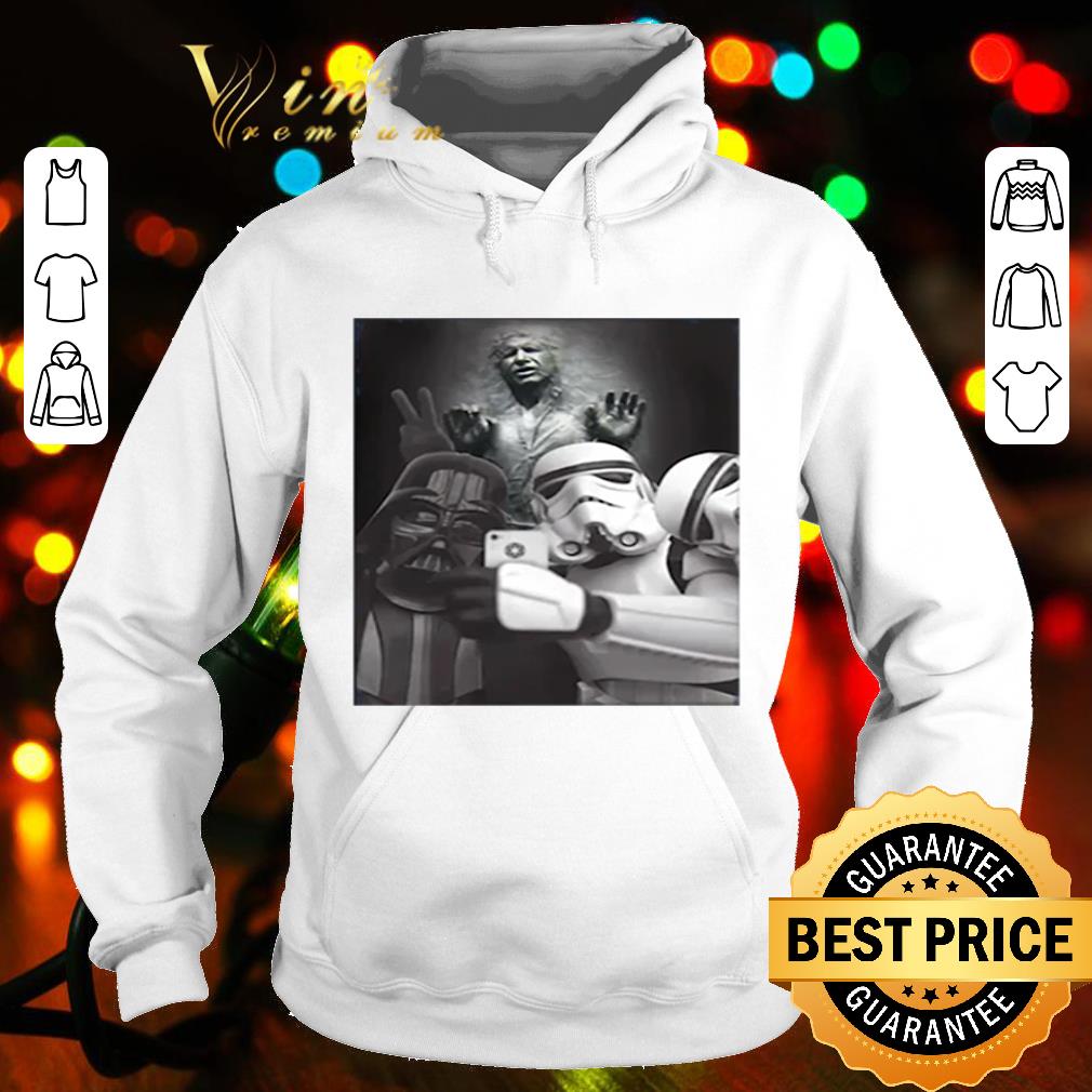 Darth Vader Stormtrooper selfie with Han Solo in Carbonite Star Wars shirt Darth Vader Stormtrooper selfie with Han Solo in Carbonite Star Wars shirt 4 - Darth Vader Stormtrooper selfie with Han Solo in Carbonite Star Wars shirt