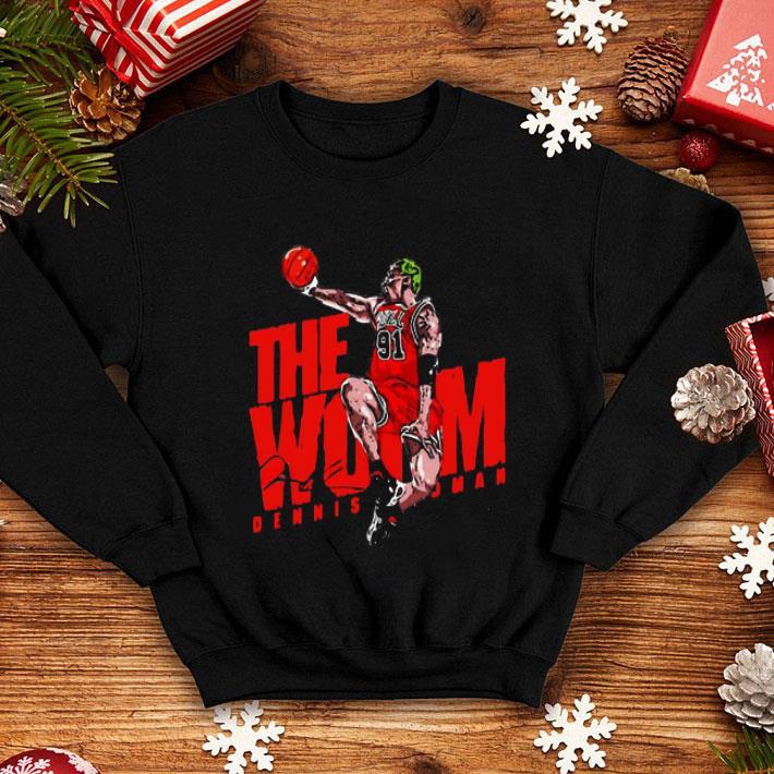 Dennis Rodman The Wom Chicago Bulls Signature shirt Dennis Rodman The Wom Chicago Bulls Signature shirt 4 - Dennis Rodman The Wom Chicago Bulls Signature shirt
