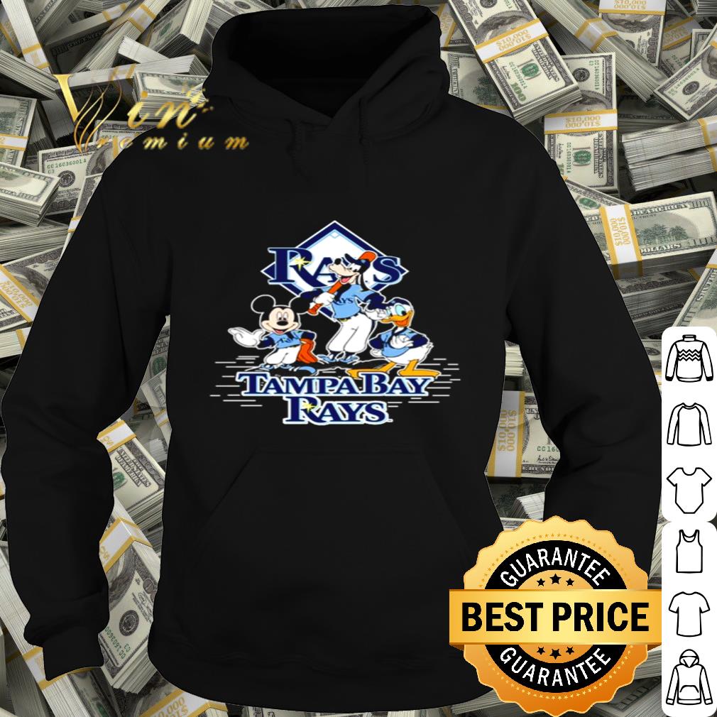 Disney Mickey Mouse Goofy Donald Duck Tampa Bay Rays logo shirt