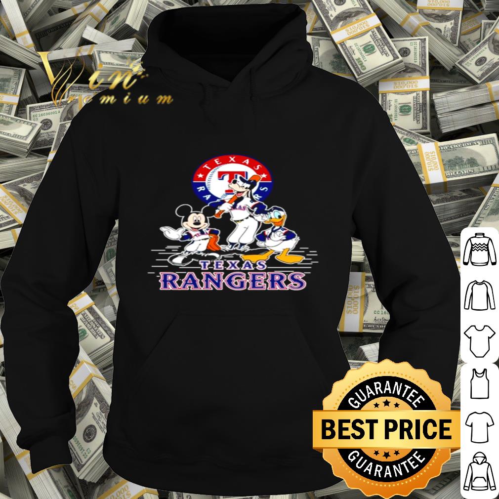 Disney Mickey Mouse Goofy Donald Duck Texas Rangers logo shirt 4 Disney Mickey Mouse Goofy Donald Duck Texas Rangers logo shirt
