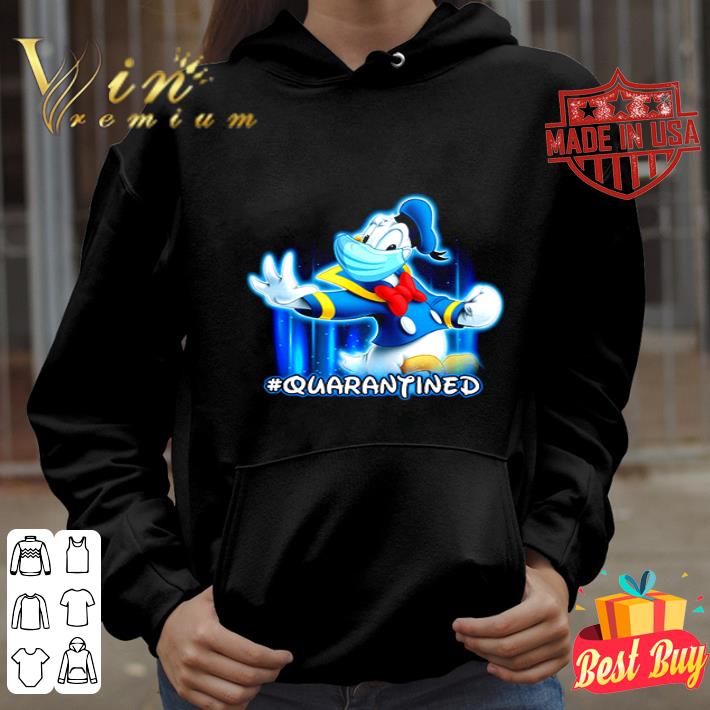 Donald Duck mask #quarantined Coronavirus shirt