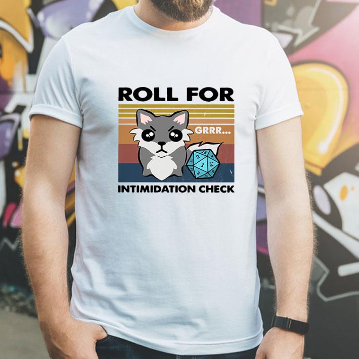 Dungeon Roll For Intimidation Check Grrr Vintage shirt 1 Dungeon Roll For Intimidation Check Grrr Vintage shirt