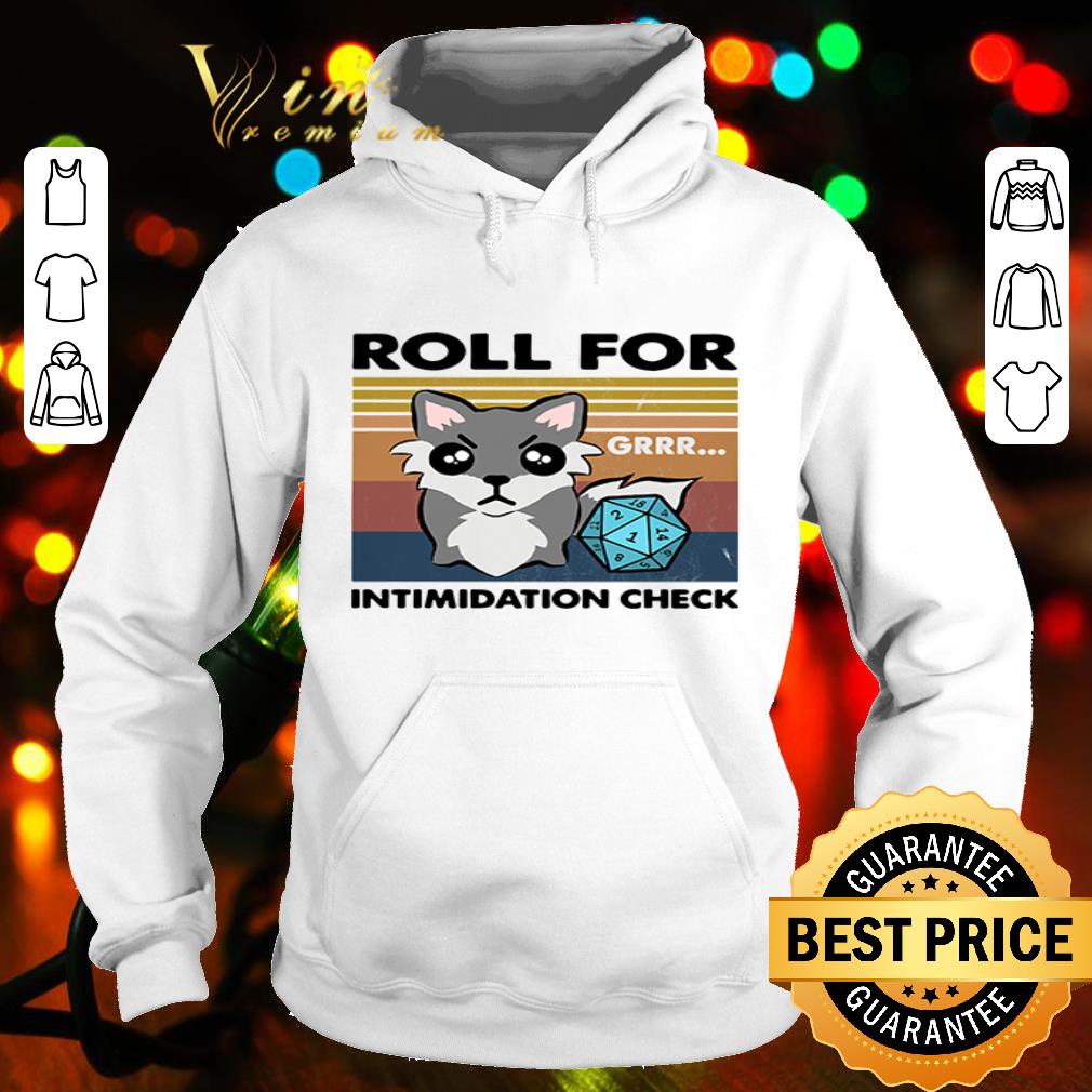 Dungeon Roll for intimidation check grrr vintage shirt