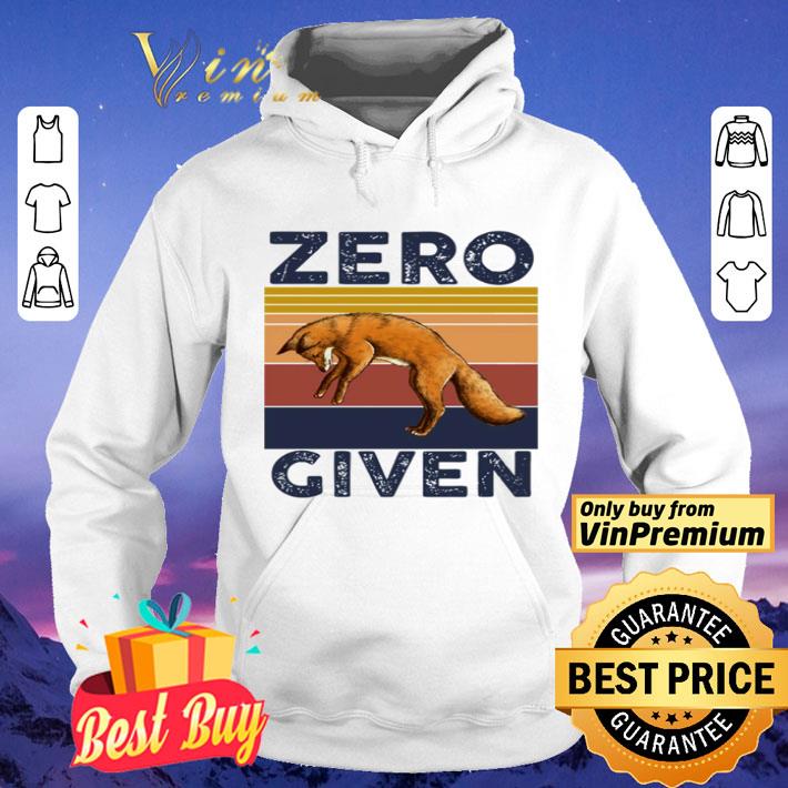 Fox zero given retro shirt