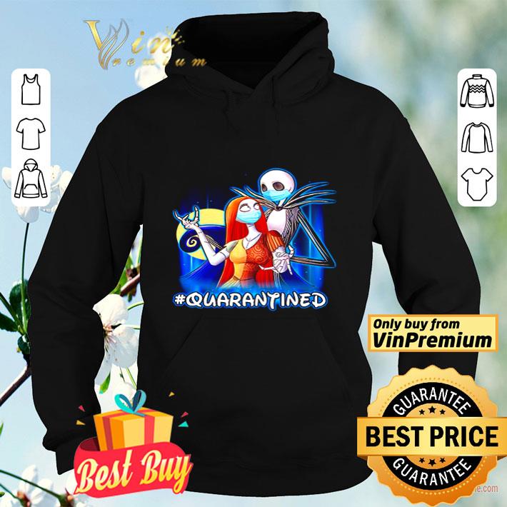 Jack Skellington and Sally face mask quarantined Coronavirus shirt 4 - Jack Skellington and Sally face mask #quarantined Coronavirus shirt