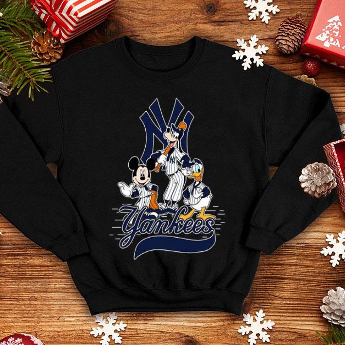 MLB New York Yankees Mickey Mouse Pluto Donald Duck shirt