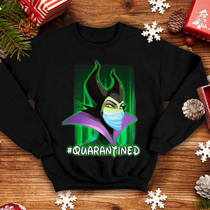 Maleficent Face Mask #Quarantined Covid-19 shirt