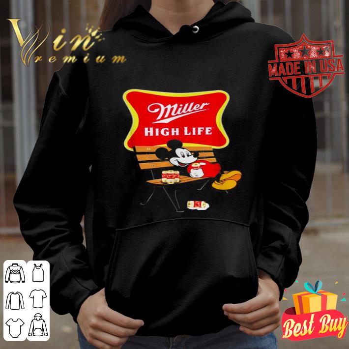 Mickey mouse drinking Miller High Life shirt Mickey mouse drinking Miller High Life shirt 4 - Mickey mouse drinking Miller High Life shirt