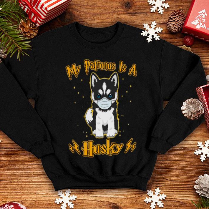 My Patronus Is A Husky Face Mask shirt 1 My Patronus Is A Husky Face Mask shirt