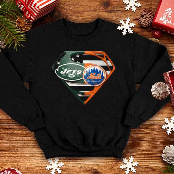 New York Jets And New York Mets Inside Superman shirt