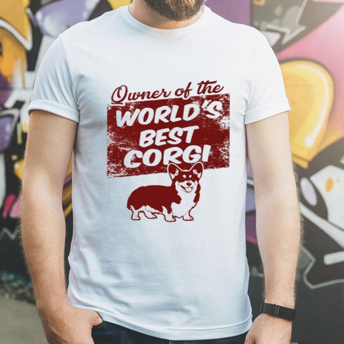 Owner Of The World’s Best Corgi Dog Lovers shirt