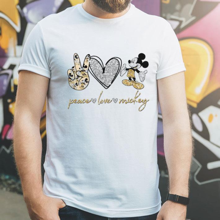 Peace Love Mickey Mouse shirt 1 Peace Love Mickey Mouse shirt