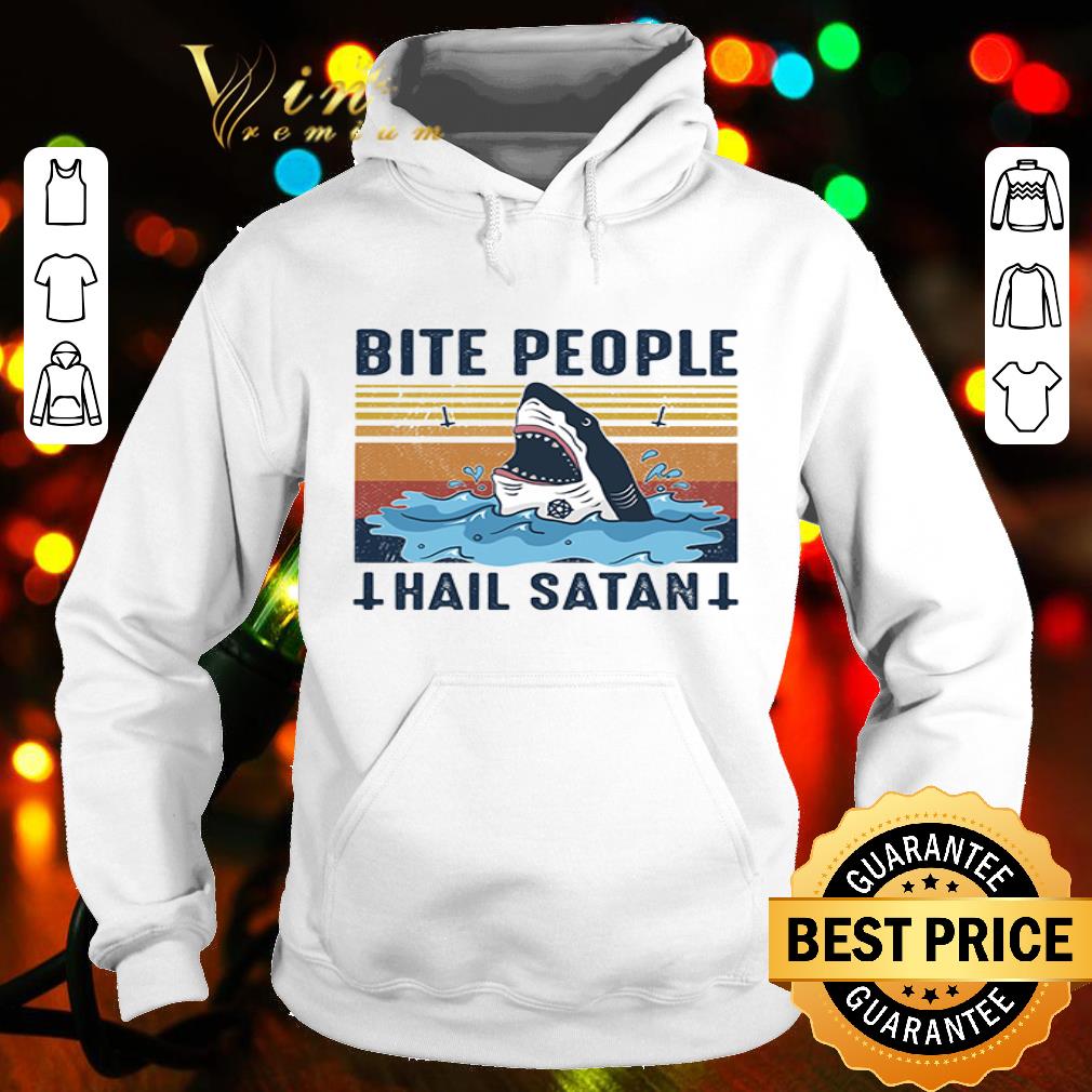 Shark bite people hail satan vintage shirt Shark bite people hail satan vintage shirt 4 - Shark bite people hail satan vintage shirt