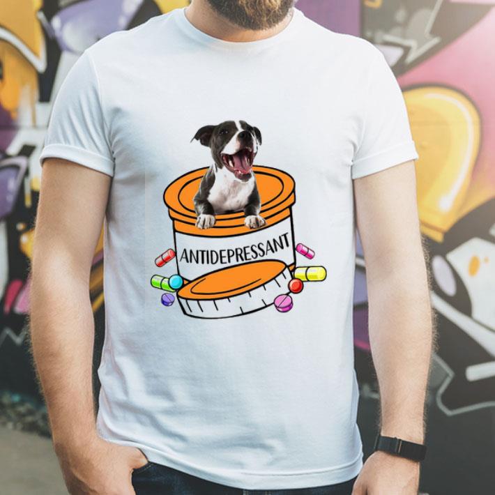 Staffordshire Bull Terrier Antidepressant Dog Lovers shirt 1 Staffordshire Bull Terrier Antidepressant Dog Lovers shirt