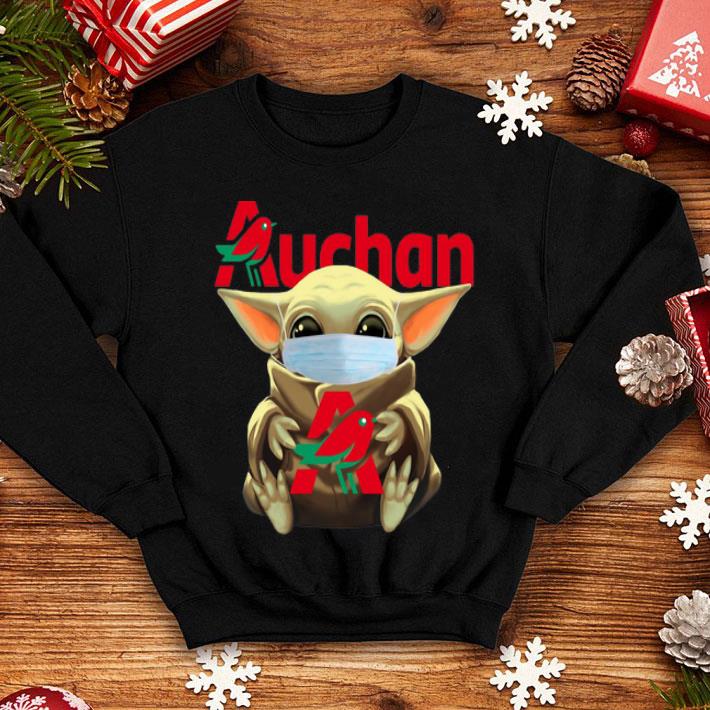 Star Wars Baby Yoda Face Mask Hug Auchan shirt