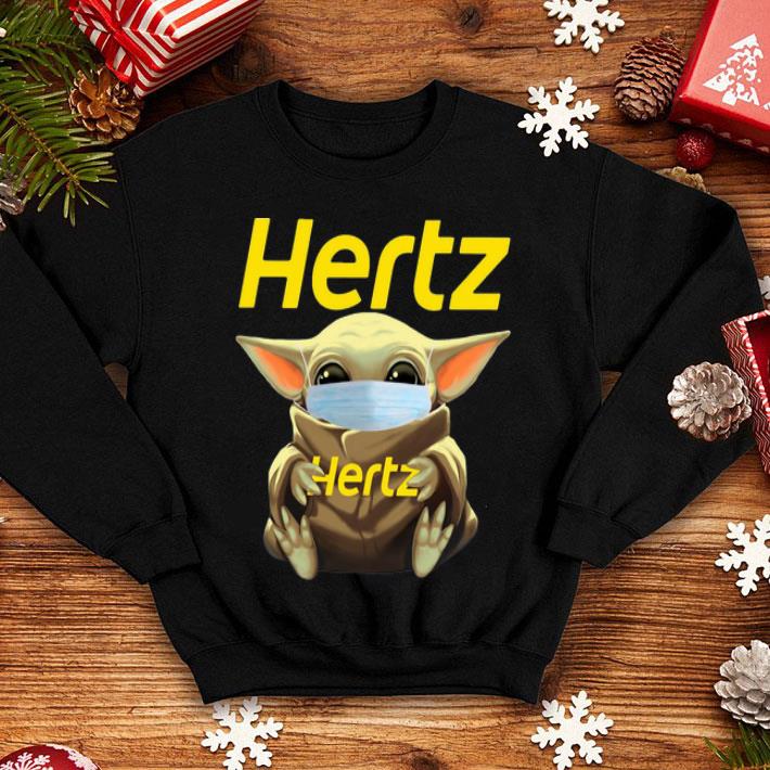 Star Wars Baby Yoda Face Mask Hug Hertz shirt