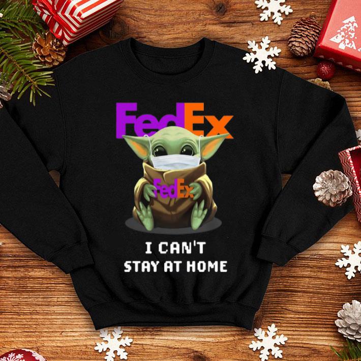 Star Wars Baby Yoda Mask Hug FedEx I Can't Stay At Home shirt 4 Star Wars Baby Yoda Mask Hug FedEx I Can't Stay At Home shirt