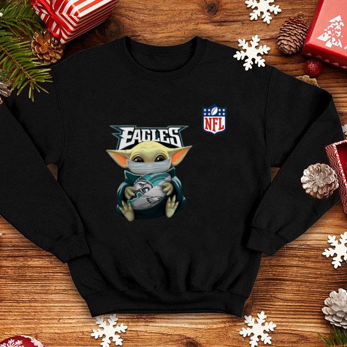 Star Wars Baby Yoda Mask Philadelphia Eagles NFL Covid 19 shirt 4 - Star Wars Baby Yoda Mask Philadelphia Eagles NFL Covid-19 shirt