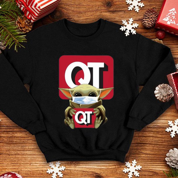 Star Wars Baby Yoda Mask Quiktrip Covid-19 shirt