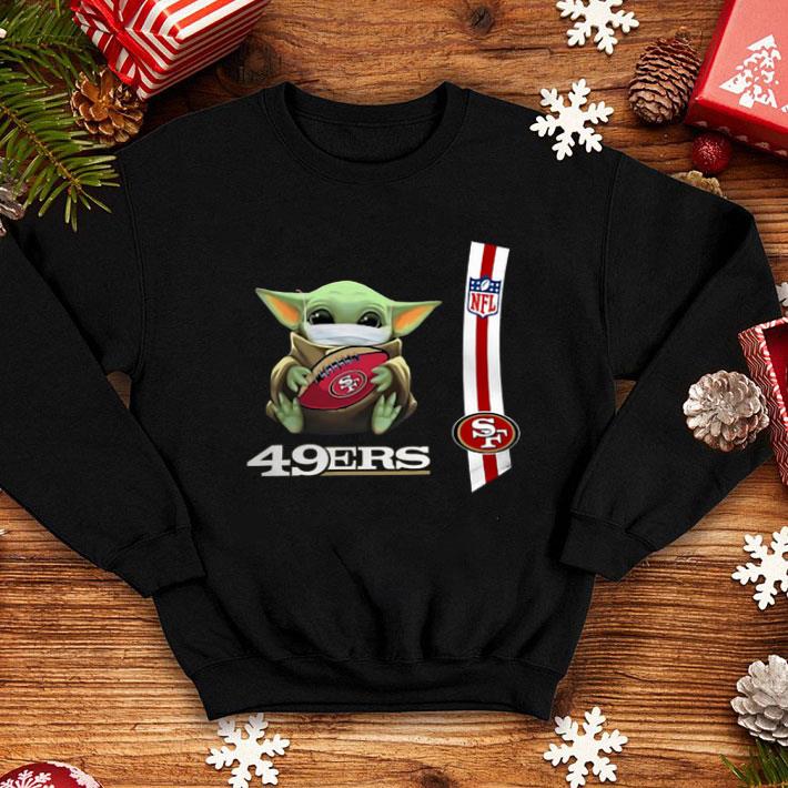 Star Wars Baby Yoda Mask San Francisco 49ers NFL Covid-19 shirt