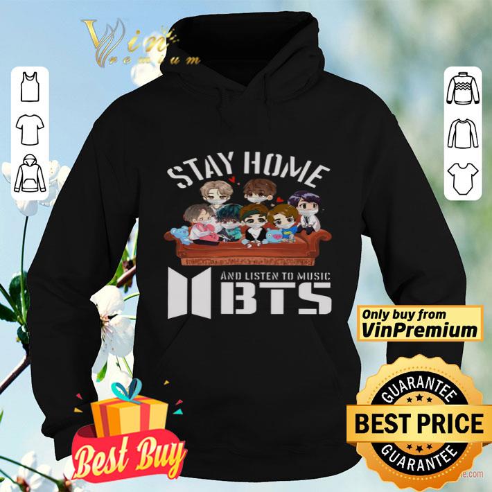 Stay Home And Listen To Music BTS Mask Coronavirus shirt Stay Home And Listen To Music BTS Mask Coronavirus shirt 4 2 - Stay Home And Listen To Music BTS Mask Coronavirus shirt