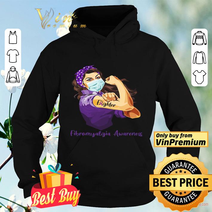 Strong Woman Tattoo Fighter Fibromyalgia Awareness shirt