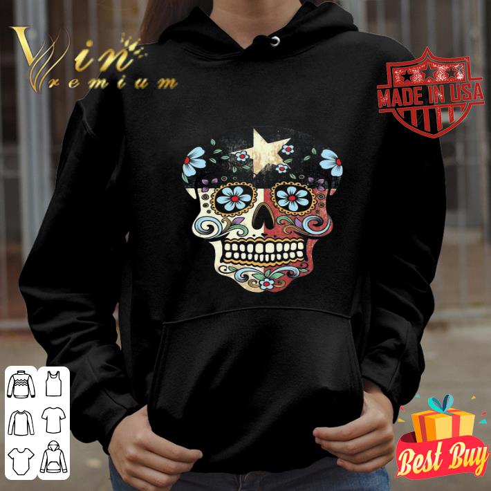 Sugar skull texas star shirt Sugar skull texas star shirt 4 - Sugar skull texas star shirt
