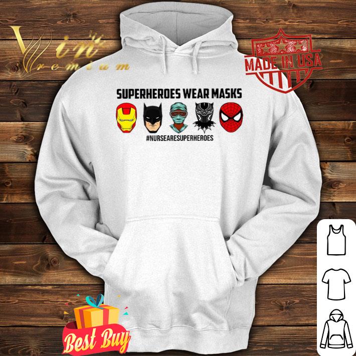 Superheroes wear masks #nursearesuperheroes Coronavirus shirt Superheroes wear masks nursearesuperheroes Coronavirus shirt 4 - Superheroes wear masks #nursearesuperheroes Coronavirus shirt