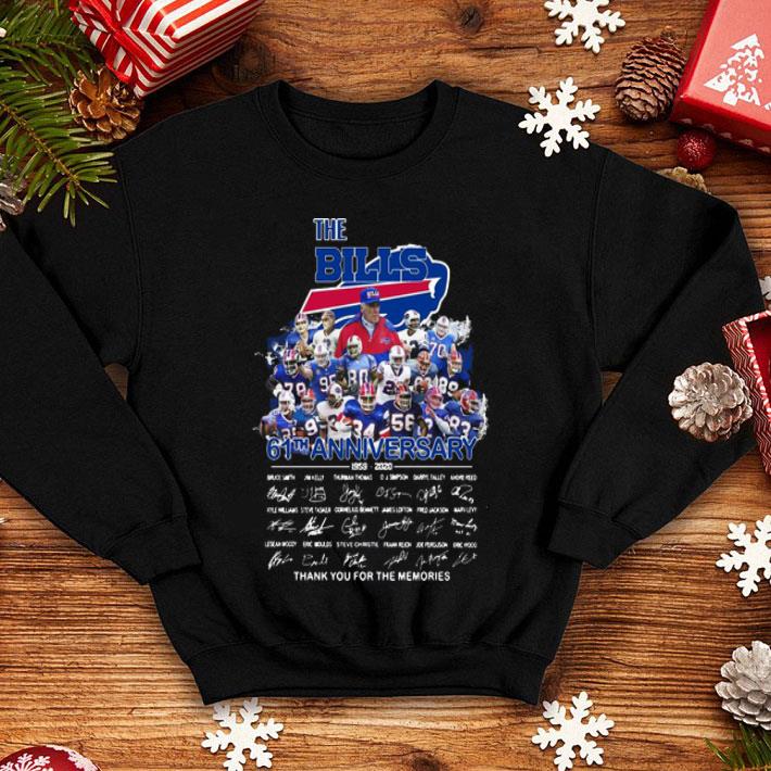 The Buffalo Bills 61th Anniversary Thank You For The Memories shirt